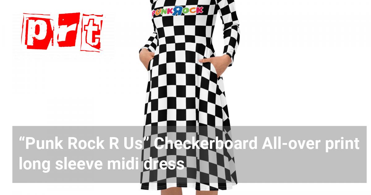 knee length dresses for ladies Black Gothic Moon Zip Handkerchief Hem Midi Dress main image 1