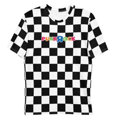 "Punk Rock R Us" Checkerboard Men's t-shirt - Image 2