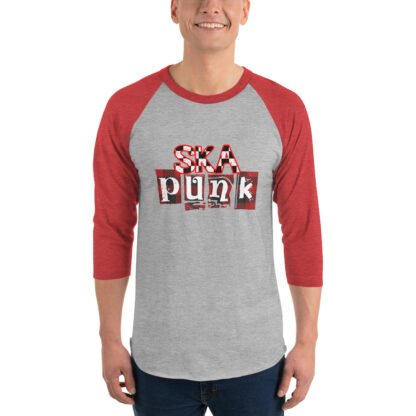 "Ska Punk" 3/4 sleeve raglan shirt - Image 5