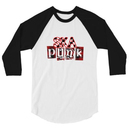 "Ska Punk" 3/4 sleeve raglan shirt - Image 2