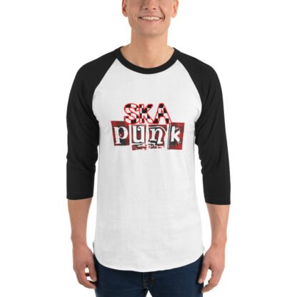 "Ska Punk" 3/4 sleeve raglan shirt - Image 7