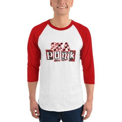 "Ska Punk" 3/4 sleeve raglan shirt - Image 8