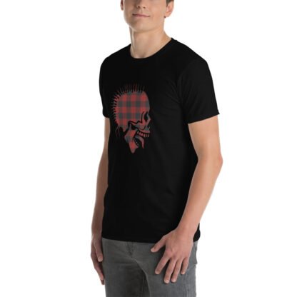 "Plaid Skull" Short-Sleeve Unisex T-Shirt - Image 3