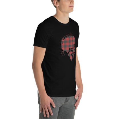 "Plaid Skull" Short-Sleeve Unisex T-Shirt - Image 4