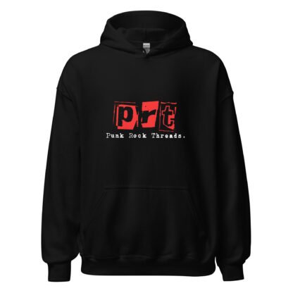 Punk Rock Threads logo Unisex Hoodie - Image 2