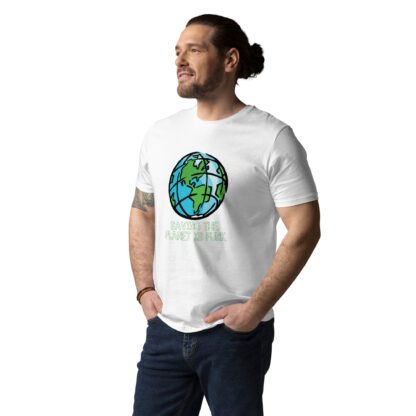 "Saving The Planet Is Punk" Unisex organic cotton t-shirt - Image 24