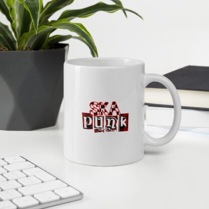 "Ska Punk" White glossy mug - Image 5