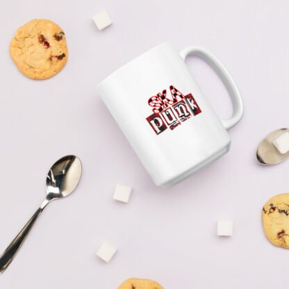 "Ska Punk" White glossy mug - Image 6