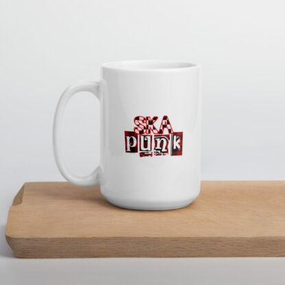 "Ska Punk" White glossy mug - Image 7