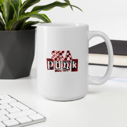 "Ska Punk" White glossy mug - Image 8